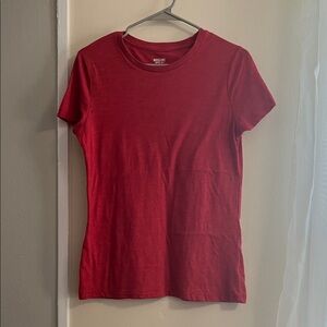 Mossimo Supply Co. Red Short Sleeve Tee